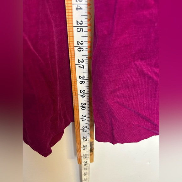 Anthropologie HD in Paris Size 6 Mini Corduroy Dress Purple Magenta Strapless - Picture 7 of 16